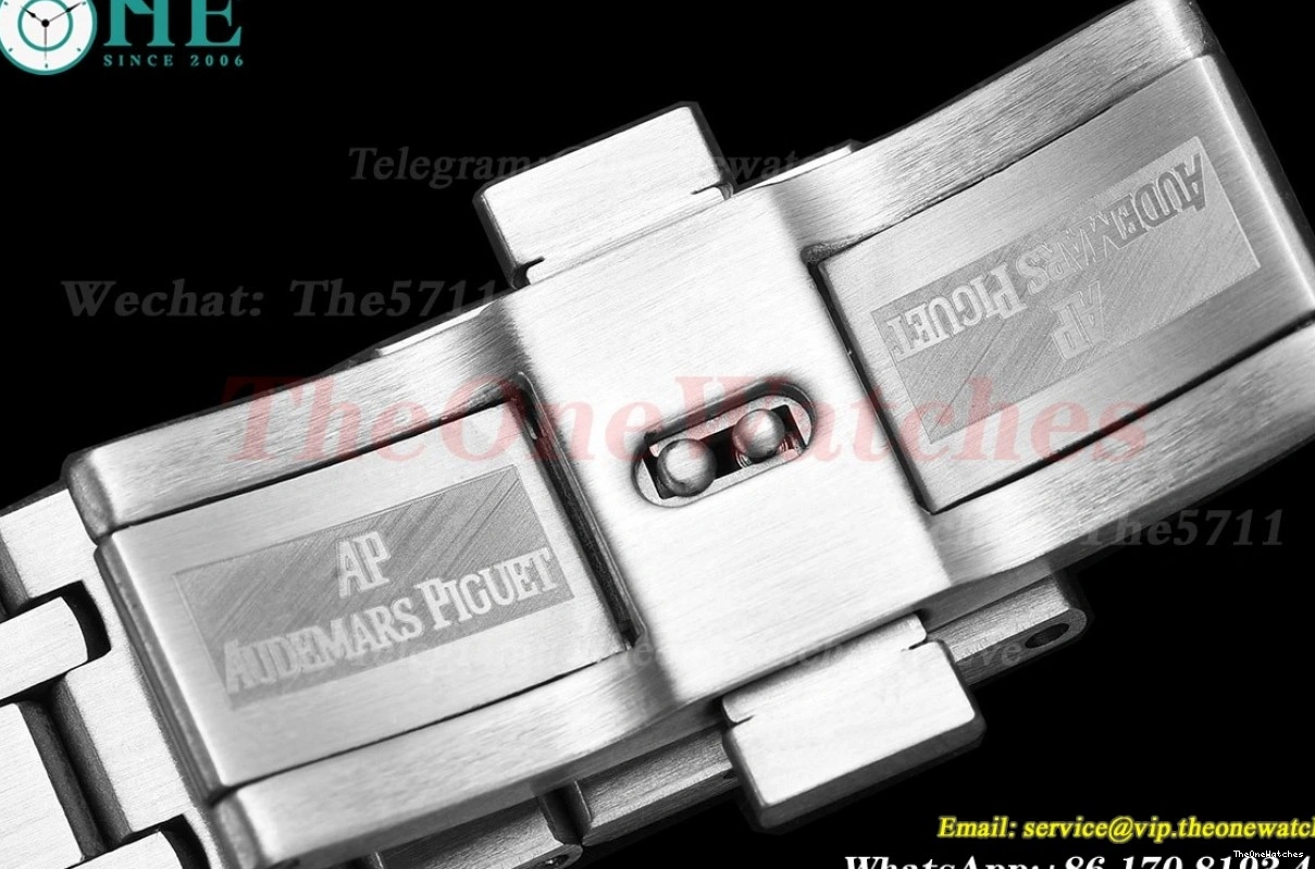 SS 41mm Dial GDF Royal Grey MY8215 15202 Oak SS 0121